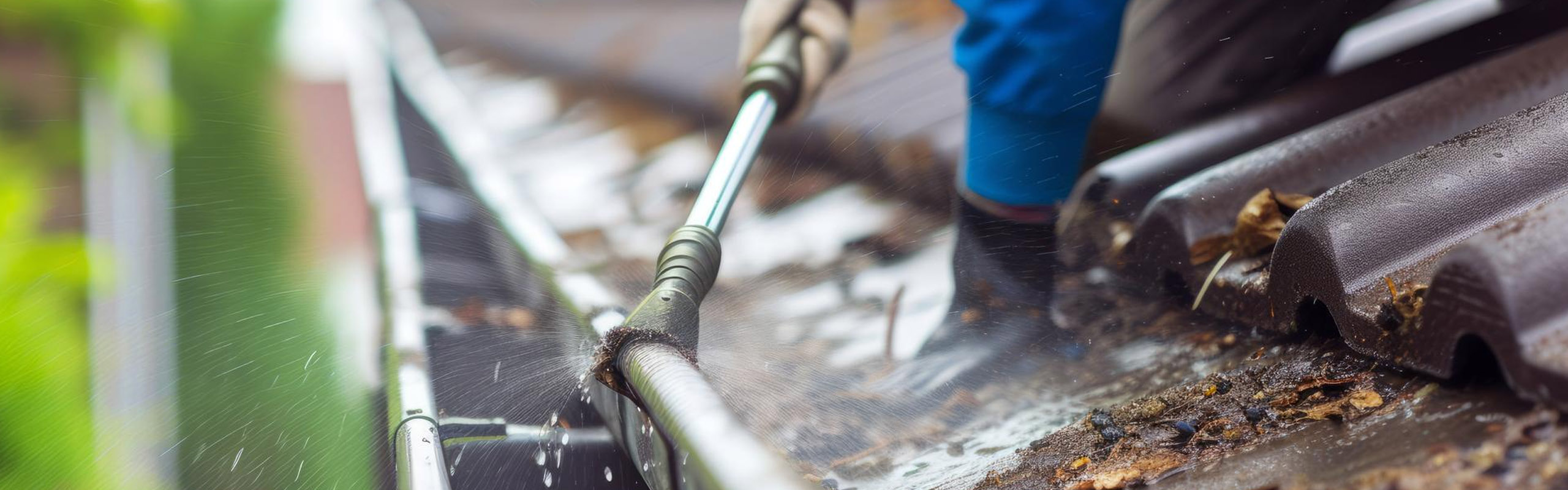 Intervention rapide sur gouttière toiture