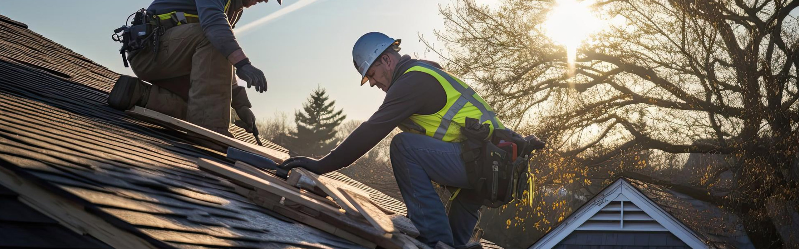 Réparation de fuites sur toiture